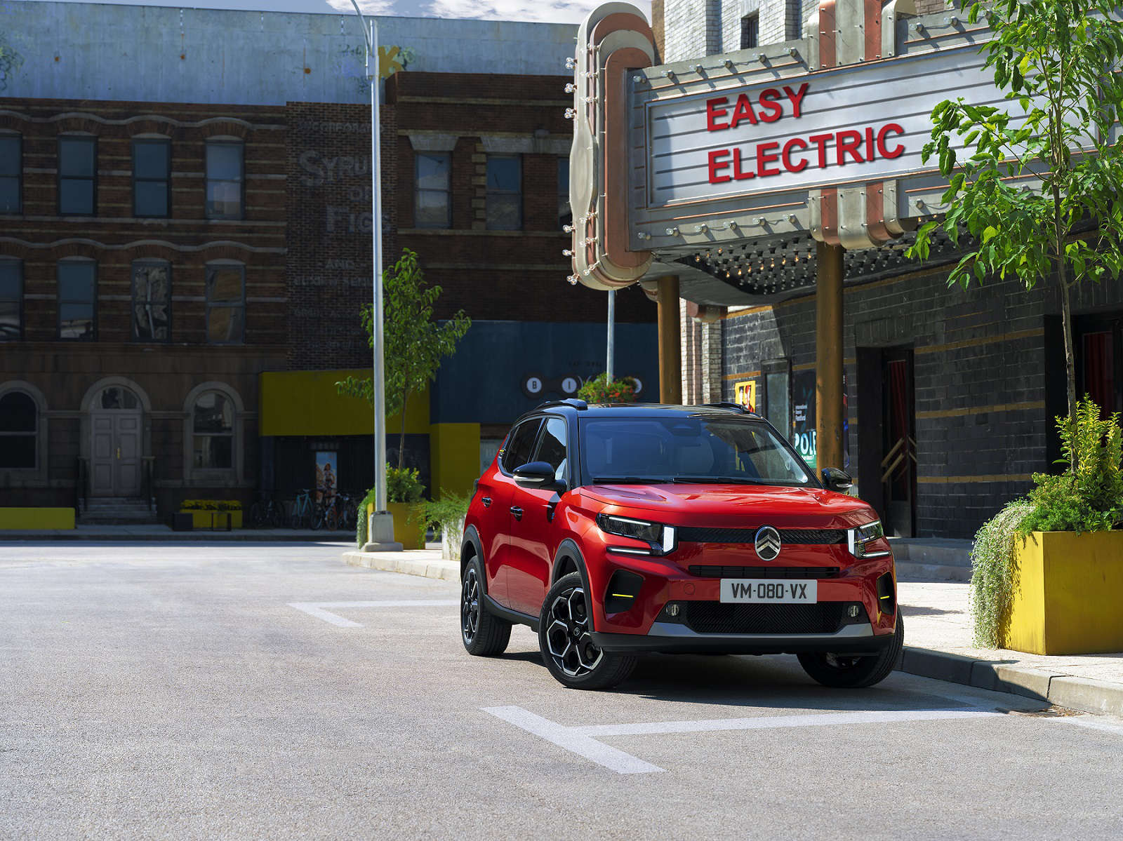 Новий CITROЁN С3, вигляд спереду з лівого боку